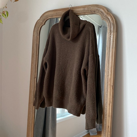 Oak & Fort - brown oversized knit - Picture 1 of 4